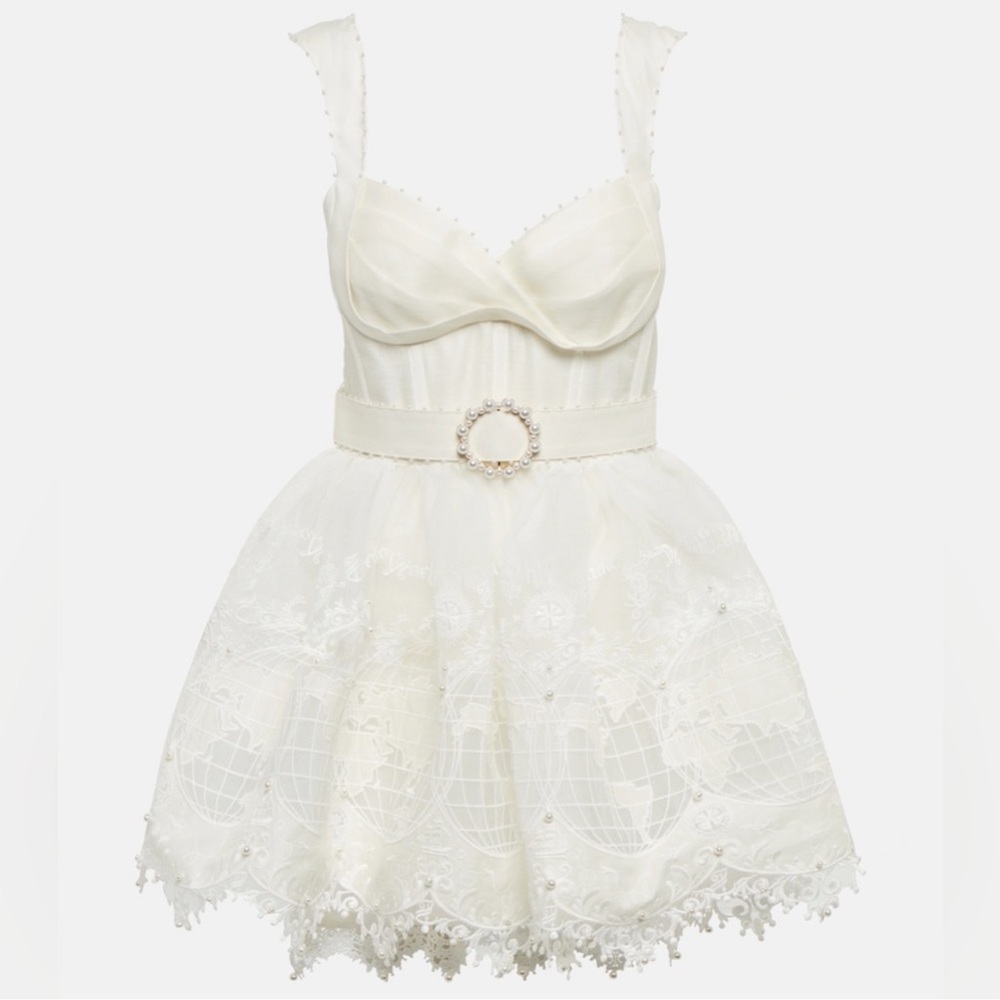 Zimmermann high tide white dress